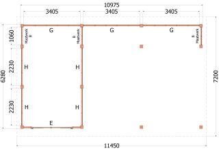 Trendhout Kapschuur De Hofstee XXL 52.1233