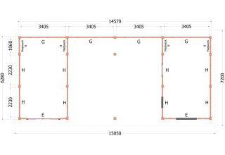 Trendhout Kapschuur De Hofstee XXL 52.1236