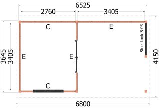 Trendhout Zadeldak Betula 52.1247
