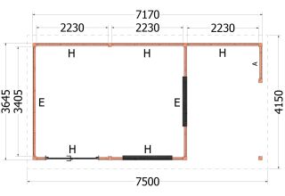 Trendhout Zadeldak Betula 52.1249