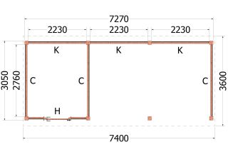 Trendhout Kapschuur De Stee 52.1833