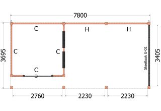Trendhout Buitenverblijf Palermo 52.2043