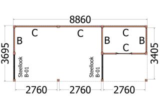 Trendhout Buitenverblijf Palermo 52.2052