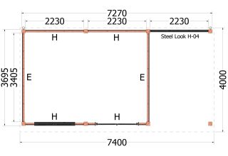 Trendhout Buitenverblijf Mensa 52.3225