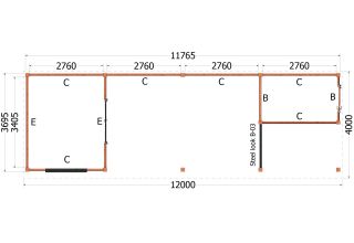 Trendhout Buitenverblijf Refter XL 52.6009
