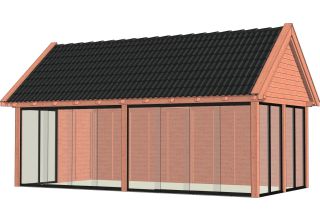 Trendhout Buitenverblijf Zadeldak XL 52.1161