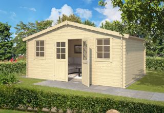 Outdoor Life Blokhut Udo 300 Onbehandeld