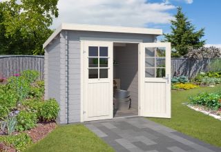 Outdoor Life Blokhut Indi 175 Platinum Grey