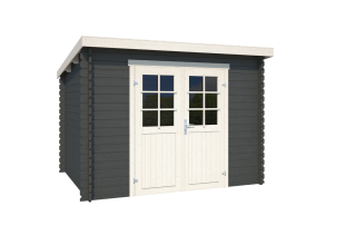 Outdoor Life Blokhut Nadia 275x230 Carbon Grey 