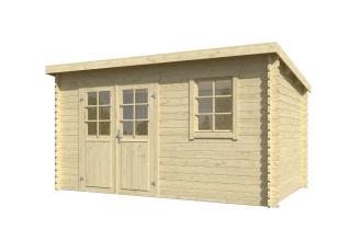 Outdoor Life Blokhut Amira 380x230 Onbehandeld