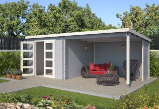 Outdoor Life Blokhut Manuel Platinumgrey 