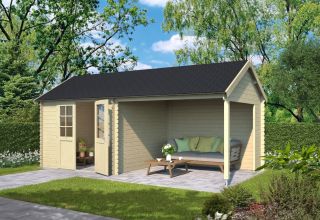 Outdoor Life Blokhut Fraya Onbehandeld