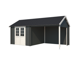 Outdoor Life Blokhut Fraya Carbongrey