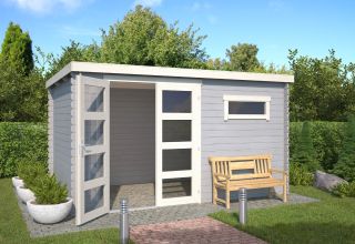 Outdoor Life Blokhut Timian 230 Platinumgrey