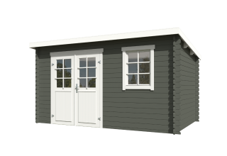 Outdoor Life Blokhut Amira 380x230 Green Grey