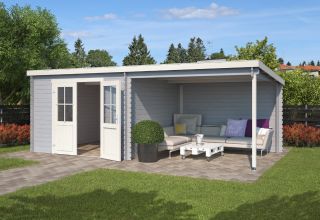 Outdoor Life Blokhut Orlando Platinumgrey