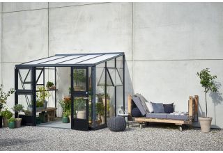 ROYAL WELL Veranda 6,6 - antraciet - gevels 3mm veiligheidsglas