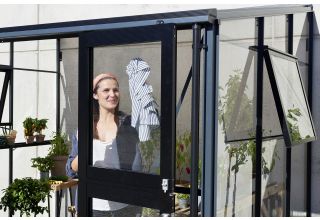 ROYAL WELL Veranda 6,6 - antraciet - gevels 3mm veiligheidsglas