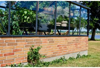 ROYAL WELL Premium 13,0 Wall - antraciet - 3 mm veiligheidsglas