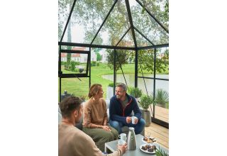 ROYAL WELL Grand Oase 18,8, antracietgrijs gecoat, veiligheidsglas 3mm/1
