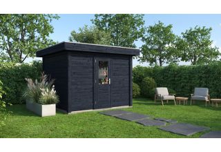 Lugarde Select Modern Tuinhuis Groningen - Zwart Geïmpregneerd