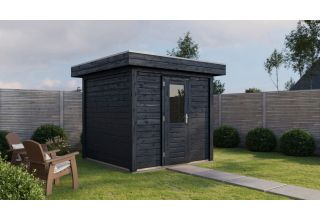 Lugarde Select Modern Tuinhuis Garderen - Zwart Geïmpregneerd