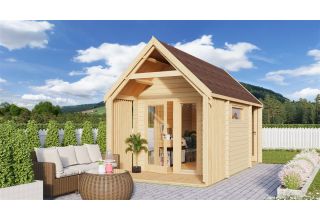 De Hoeve Compact Tuinhuis Ystad 44 | 6 x 3 m | 14m2