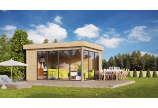 De Hoeve tuinkamer Wehl ALU Concept 70 A | 4,8 x 3,6 m 70 mm