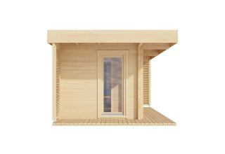 De Hoeve compacte saunacabine met terras Strijen 70 | 5,1 x 2,8 m