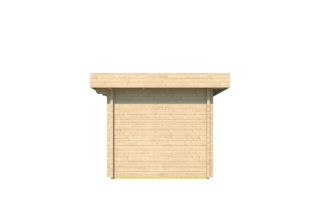 Buitensaunacabine met aparte ruimte Bussum 70 | 9,1 x 2,8 m