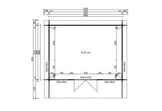 De Hoeve Tuinkamer Alblasserdam 70 B | 4.8 x 3.6 m