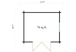 De Hoeve Tuinhuis Abcoude 44mm | 3.6 x 3.3 m