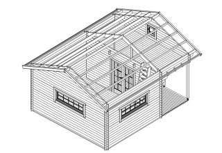 De Hoeve Zomerhuis Maribo 44 | 4888cm x 628cm 