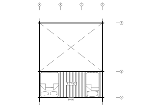 De Hoeve Zomerhuis Maribo 44 | 4888cm x 628cm 
