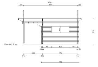 De Hoeve Zomerhuis Maribo 44 | 4888cm x 628cm 