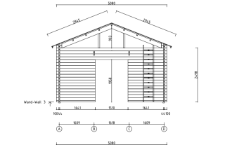 De Hoeve Zomerhuis Maribo 44 | 4888cm x 628cm 