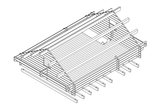 De Hoeve Tuinhuis Opdall 44 | 480cm x 380cm 