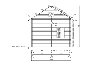 De Hoeve Tuinhuis Opdall 44 | 480cm x 380cm 