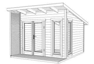 De Hoeve Tuinkamer Drouwen 28 B | 3,4 x 4m