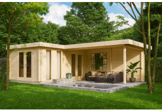 De Hoeve Blokhut Luisa 44mm | 680x480cm