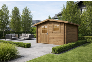 De Hoeve Blokhut Houten 3B | 270 x 270 cm
