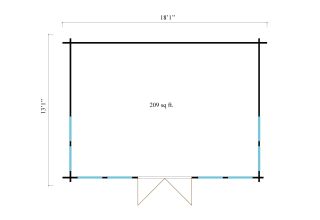 De Hoeve Tuinkamer Clockhouse Vorden 70 | 530cm x 380cm 