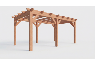 Plat dak constructie | pergola | 584x346cm