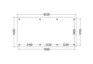 Plat dak constructie | pergola | 822x411