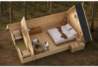De Hoeve A-frame woning 44 A | 300cm x 490cm