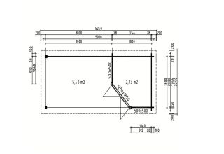 De Hoeve Blokhut Stolwijk 1C | 500x200cm