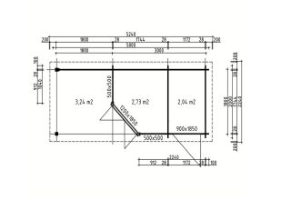 De Hoeve Blokhut Stolwijk 1E | 500x200cm