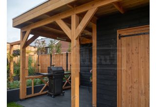 Trendhout Tuinhuis Casa Douglas schuur met overkapping 52.2401