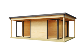 Lasita Maja Tuinhuis Domeo 3 Loggia onbehandeld