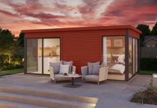 Lasita Maja Tuinhuis Domeo 3 Swedenred/Anthracite